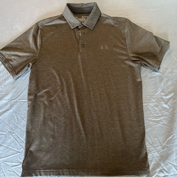 Under Armour Other - Under Armour Men's Charcoal Golf Polo Shirt